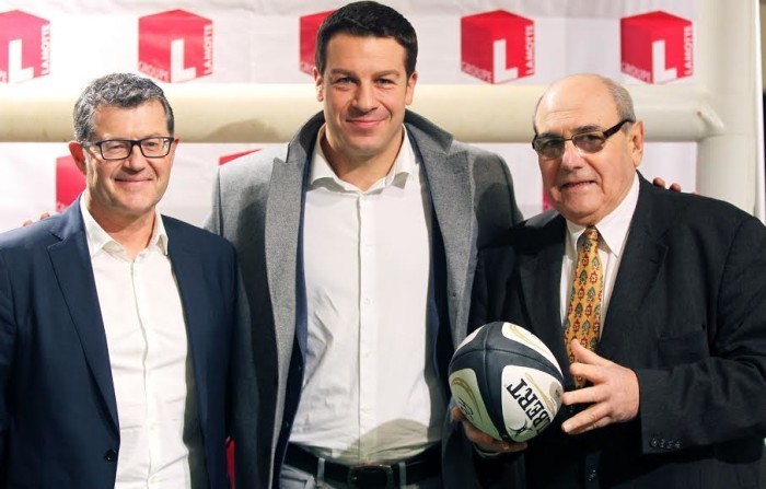 Le Président et le Président d'honneur du club de rugby de Rennes