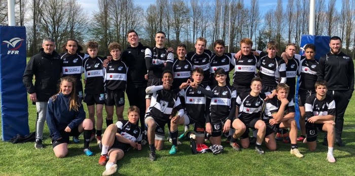 Les joueurs de l'UNSS rugby - Mai 2019